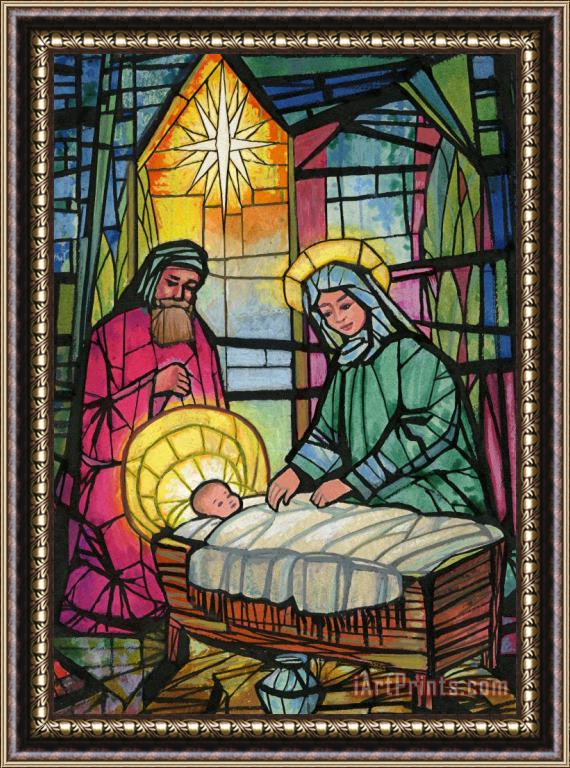 Stanley Cooke Nativity Framed Painting