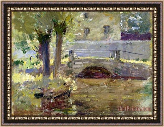 Theodore Robinson The Bridge at Giverny Framed Print