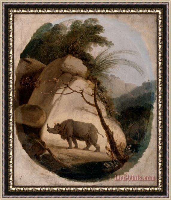 Thomas Daniell The Indian Rhinoceros Framed Print