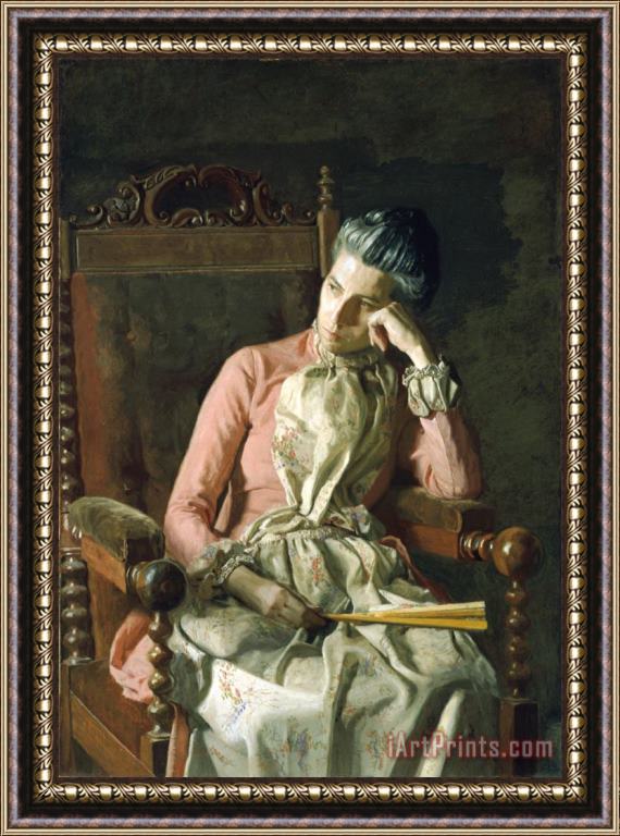 Thomas Eakins Miss Amelia Van Buren Framed Painting