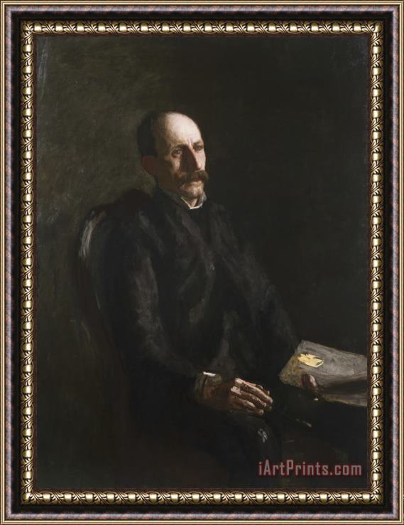 Thomas Eakins Portrait of a Man Framed Painting