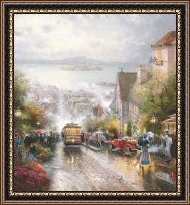 San Francisco Giants It Our Time Artwork By Thomas Kinkade Oil