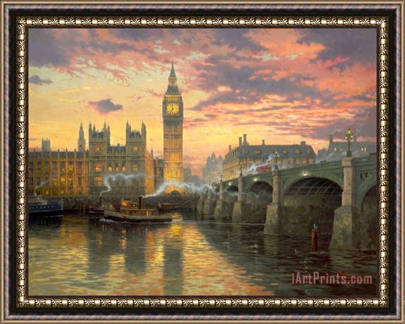 Thomas Kinkade London Framed Painting