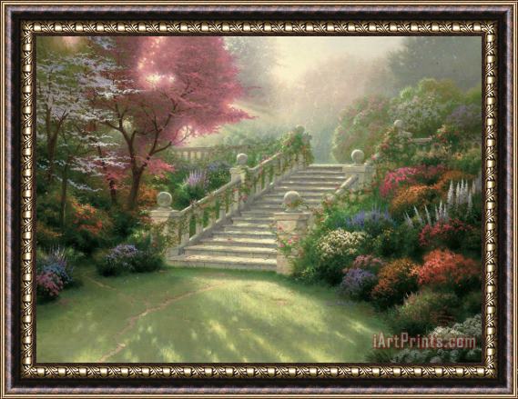 Thomas Kinkade Stairway to Paradise Framed Print