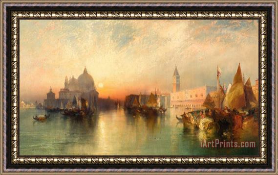 Thomas Moran View Of Venice Framed Print