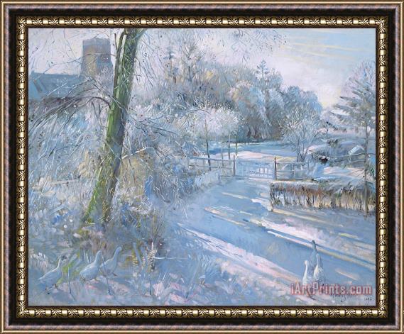 Timothy Easton Hoar Frost Morning Framed Painting