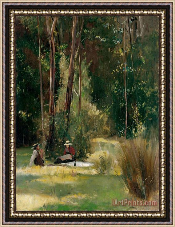 Tom Roberts A Sunday Afternoon Framed Painting