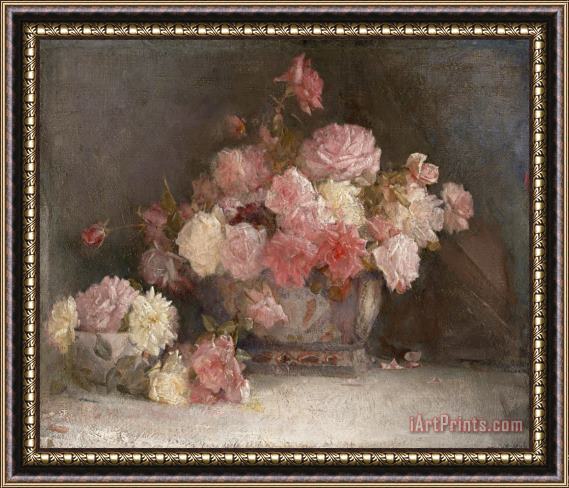 Tom Roberts Roses Framed Painting
