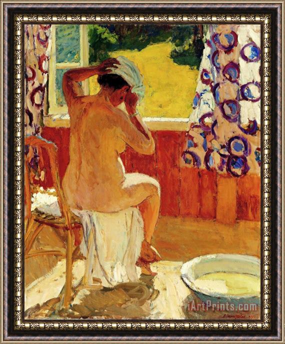 Vasili Kirillovich Nechitailo Nude, Masha Framed Painting