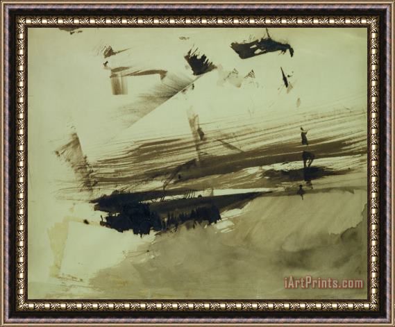 Victor Hugo Evocation of an island Framed Print