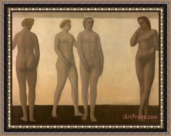 Vilhelm Hammershoi Artemis Framed Painting