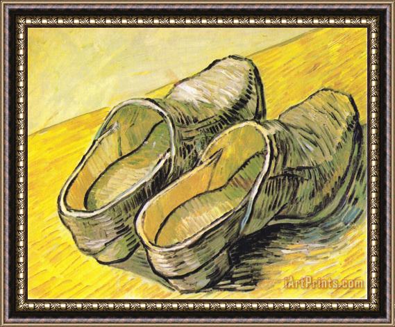 Vincent van Gogh A Pair of Wooden Shoes Framed Print