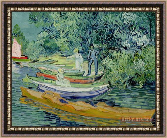 Vincent Van Gogh Bank of the Oise at Auvers Framed Print