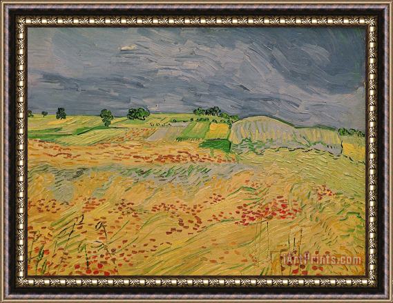 Vincent van Gogh Plain At Auvers Framed Print