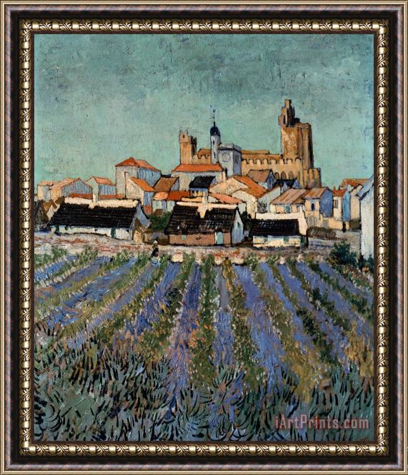 Vincent van Gogh Saintes Maries De La Mer Framed Painting
