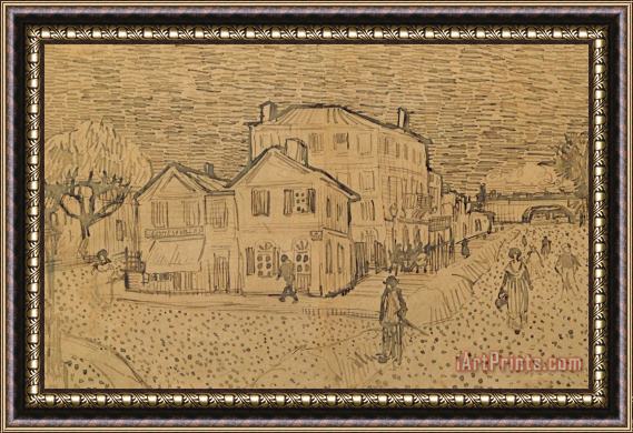 Vincent van Gogh The Artists House In Arles Framed Painting