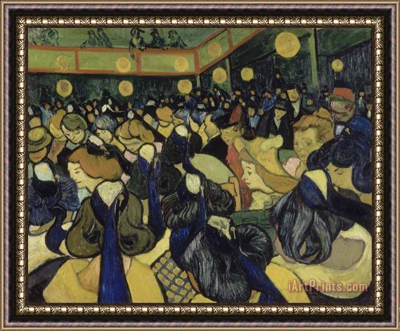 Vincent van Gogh The Dance Hall In Arles Framed Print