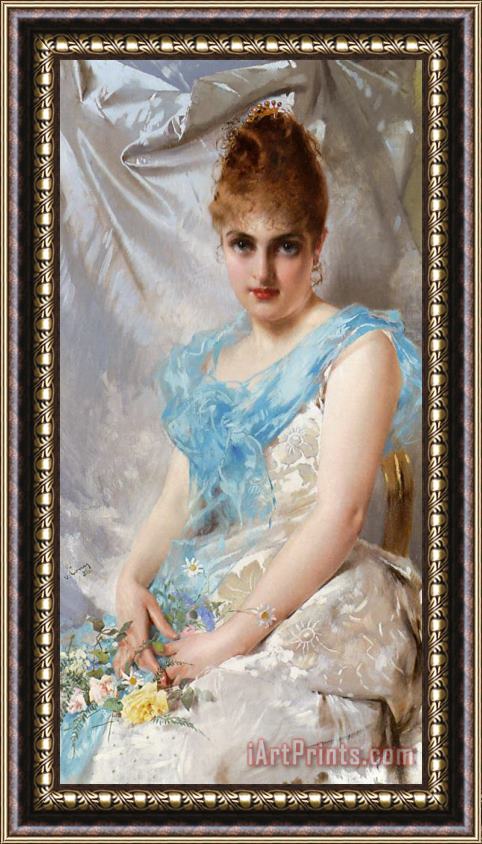 Vittorio Matteo Corcos A Spring Beauty Framed Print