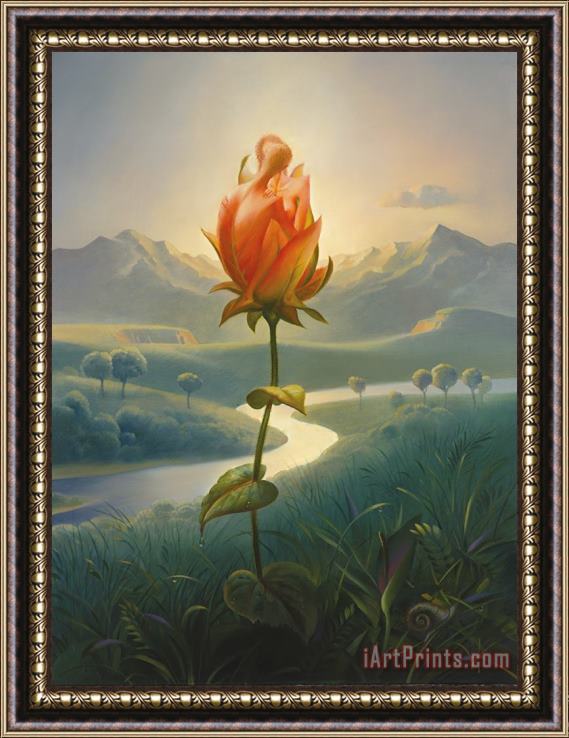 Vladimir Kush Morning Blossom Framed Print
