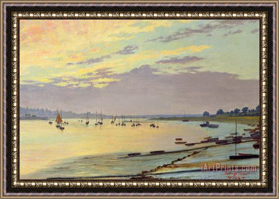 W Savage Cooper Low Tide Framed Painting