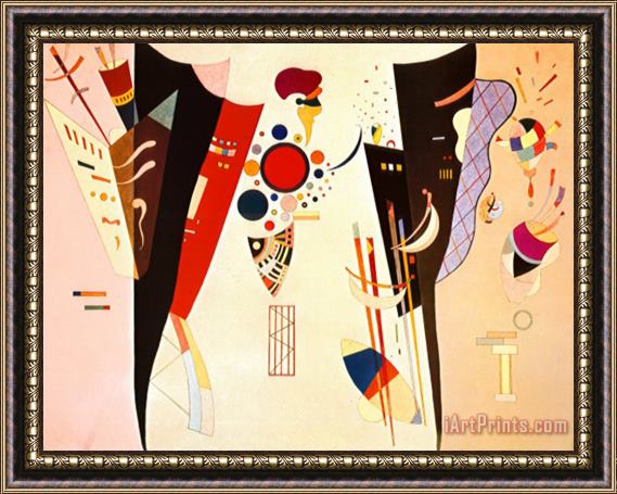 Wassily Kandinsky Reciprocal Agreement C 1942 Framed Painting