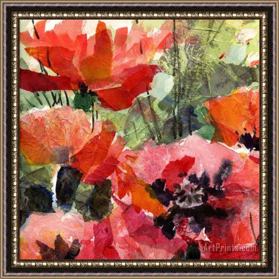 Wendy Kroeker Red Poppies 1 Framed Painting