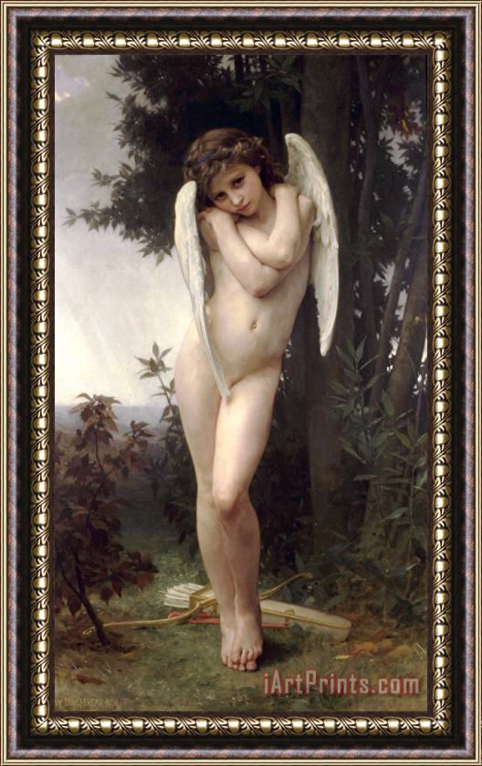 William Adolphe Bouguereau Wet Cupid Framed Print