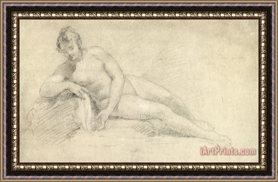 William Hogarth Study of a Female Nude Framed Print