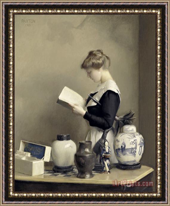 William McGregor Paxton The House Maid Framed Print