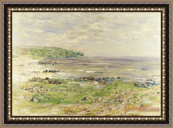 William McTaggart Preaching of St. Columba Iona Inner Hebridies Framed Painting