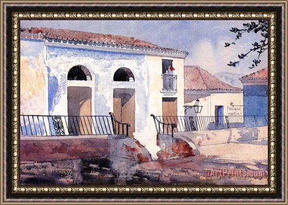 Winslow Homer House in Santiago Framed Painting