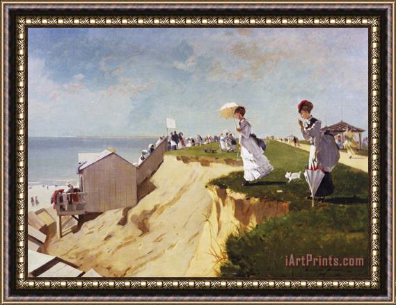 Winslow Homer Long Branch, New Jersey Framed Print