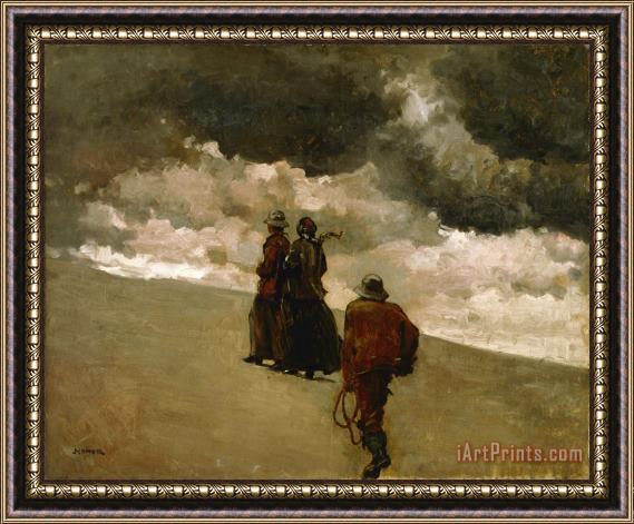 Winslow Homer To The Rescue Framed Painting
