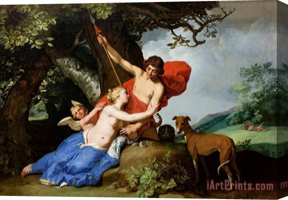 Abraham Bloemaert Venus And Adonis Stretched Canvas Print / Canvas Art