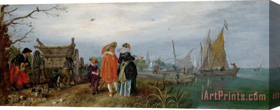 Adriaen Pietersz. van de Venne Autumn (conversation) Stretched Canvas Print / Canvas Art