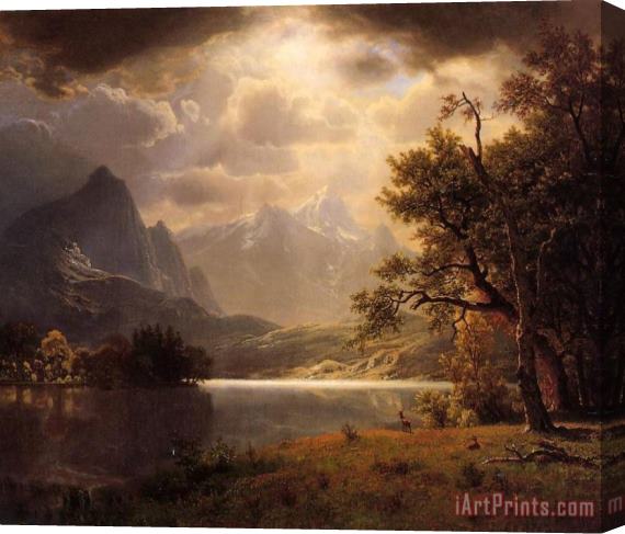Albert Bierstadt Ge001 Stretched Canvas Painting / Canvas Art