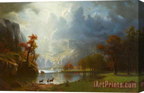 Albert Bierstadt Ge005 Stretched Canvas Painting / Canvas Art