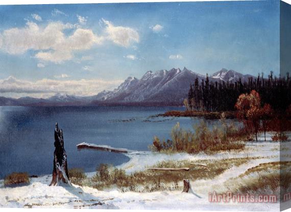 Albert Bierstadt Lake Tahoe Stretched Canvas Print / Canvas Art