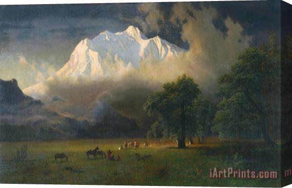 Albert Bierstadt Mount Adams, Washington Stretched Canvas Painting / Canvas Art