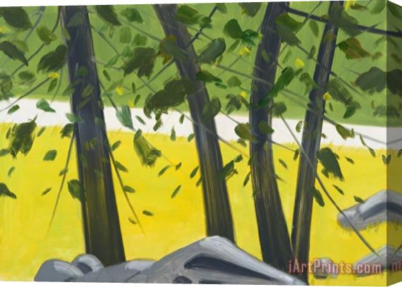 Alex Katz Four Trees 1, 2015 Stretched Canvas Print / Canvas Art