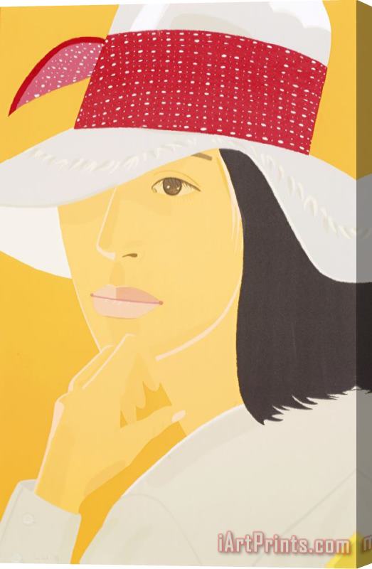 Alex Katz The Red Band (maravell 116) Stretched Canvas Painting / Canvas Art