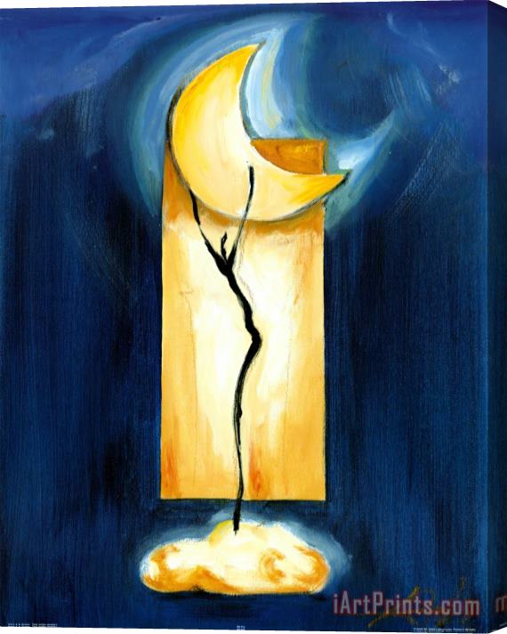 alfred gockel Moon Dance Stretched Canvas Print / Canvas Art