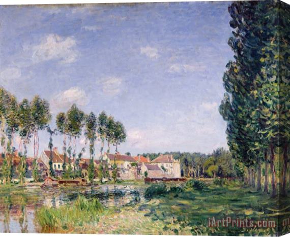Alfred Sisley Banks of the Loing Stretched Canvas Print / Canvas Art