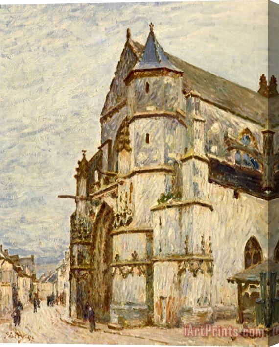 Alfred Sisley Church At Moret After The Rain Stretched Canvas Print / Canvas Art