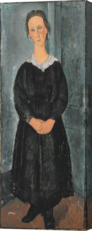 Amedeo Modigliani La Jeune Bonne Stretched Canvas Print / Canvas Art