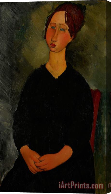 Amedeo Modigliani Little Servant Girl Stretched Canvas Print / Canvas Art