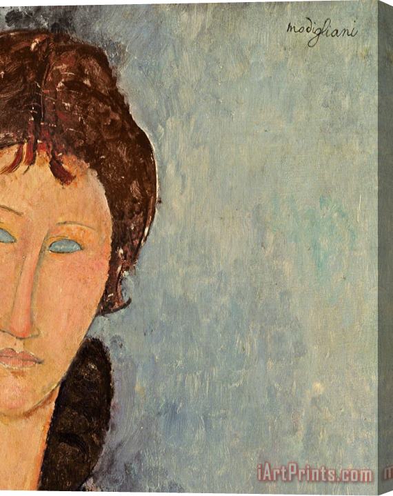 Amedeo Modigliani Woman With Blue Eyes Stretched Canvas Print / Canvas Art