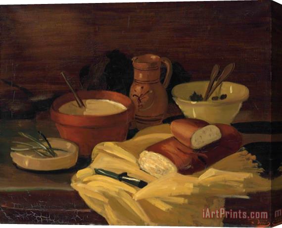 Andre Derain Table Garnie Stretched Canvas Print / Canvas Art