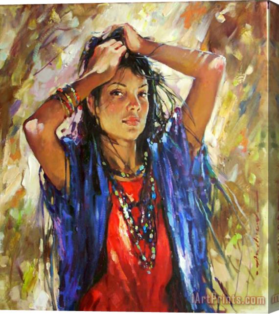 Andrew Atroshenko Gypsy Stretched Canvas Painting / Canvas Art