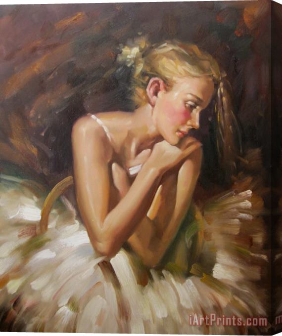 Andrew Atroshenko Thoughts Before The Dance Stretched Canvas Print / Canvas Art